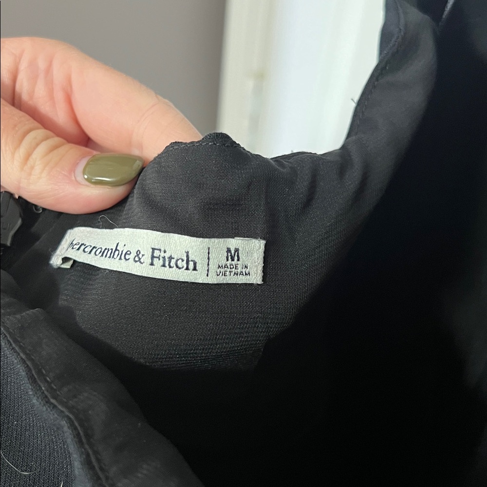 NWOT Abercrombie Black Halter Dress skort - Picture 7 of 8
